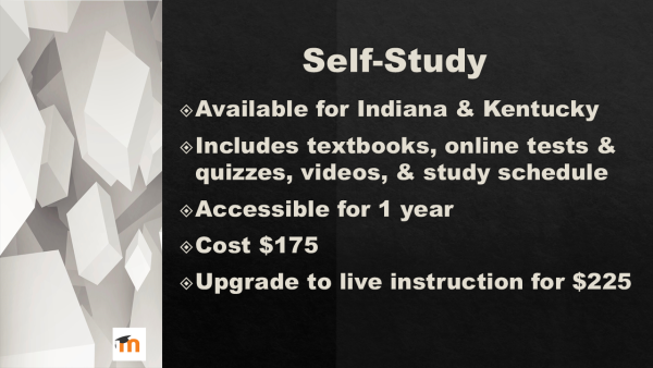 Self-Study Pre-Licensing